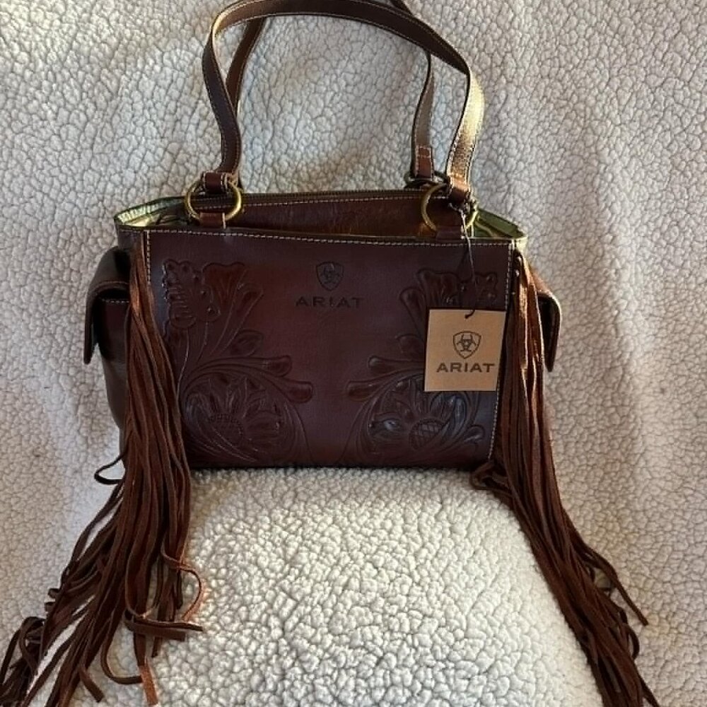 Ariat Ladies Victoria Leather Concealed Carry Satchel Purse A770009602